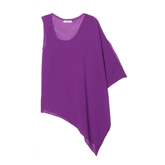 Helmut Lang Tops - HELMUT LANG Asymmetric One Sleeve Silk Top Blouse Helmut Lang Tops - HELMUT LANG Asymmetric One Sleeve Silk Top Blouse